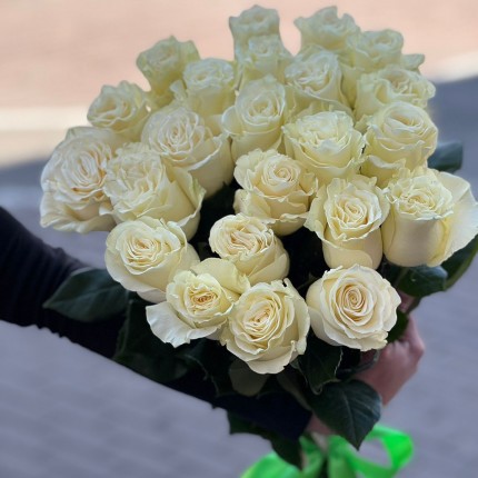Букет из белых роз - купить с доставкой в Красногорске