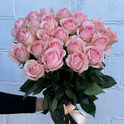 Букет из нежных розовых роз - купить с доставкой в Красногорске